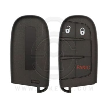 2011-2019 Dodge Chrysler Jeep Smart Remote Key Shell 3 Buttons w/ Y157 Y159 Blade
