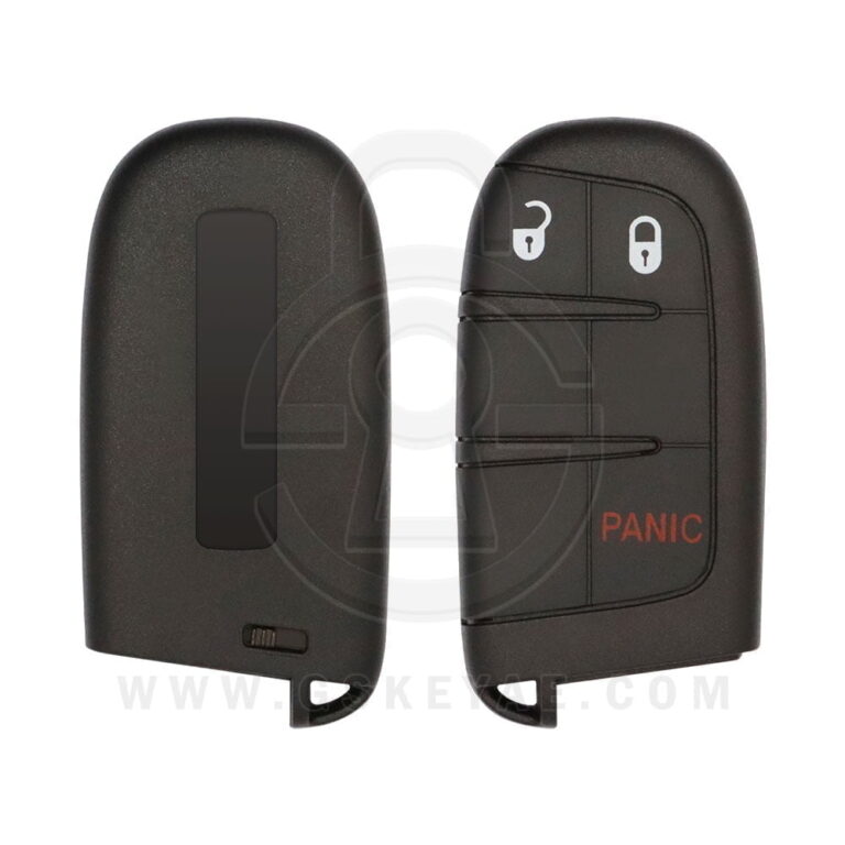 2011-2019 Dodge Chrysler Jeep Smart Remote Key Shell 3 Buttons Y157 Y159 Key Blank Blade