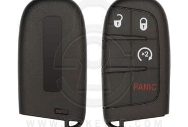 2011-2023 Dodge Chrysler Jeep Smart Remote Key Shell 4 Buttons Y157 Y159 Key Blank Blade