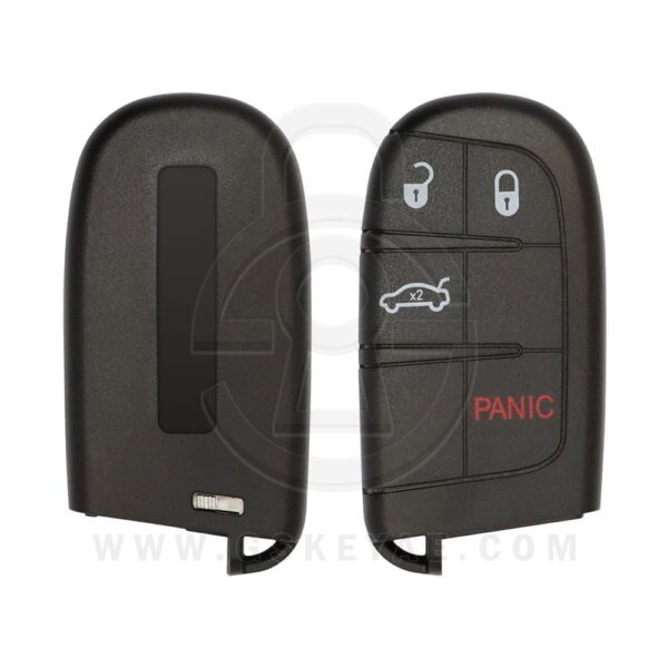 2011-2019 Dodge Chrysler Jeep Smart Remote Key Shell 4 Buttons w/Trunk Y157 Y159