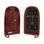 Dodge Chrysler Jeep Smart Remote Key Shell 4+1 Buttons w/Start RED