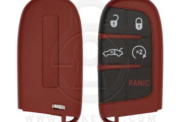Coque de clé télécommande intelligente Dodge Chrysler Jeep (2011-2019) 5 boutons avec démarrage à distance