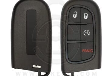2013-2018 Dodge RAM Smart Remote Key Shell Cover 4 Buttons Y159 Key Blank Blade