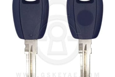 1995-2008 Fiat GT15 Transponder Key Shell Without Chip Aftermarket