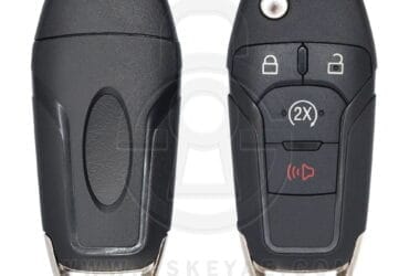 2015-2020 Ford F-Series Ranger Flip Remote Key Shell Cover 4 Button HU101 Blade N5F-A08TAA