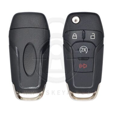 2015-2020 Ford F-Series Ranger Flip Remote Key Shell Cover 4 Button HU101 Blade N5F-A08TAA