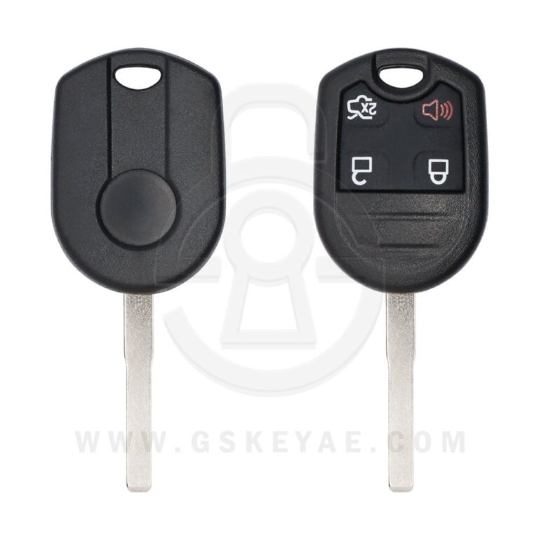 2015-2019 Ford Fiesta Remote Head Key Shell Cover 4 Button HU101 Blade For CWTWB1U793