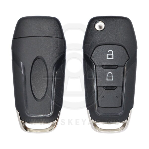 2014-2019 Ford Mondeo Ranger Flip Remote Key Shell Case Cover 2 Button HU101 Blade