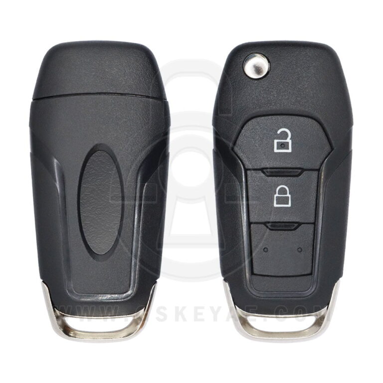 2014-2019 Ford Mondeo Ranger Flip Remote Key Shell Case Cover 2 Button HU101 Blade