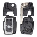 2003-2017 Ford Focus Fiesta Flip Remote Key Shell Case Cover 3 Button HU101 Blade (1)