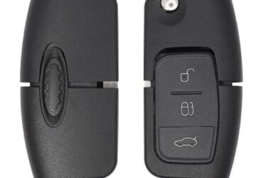 2003-2017 Ford Focus Fiesta Flip Remote Key Shell Case Cover 3 Button HU101 Blade