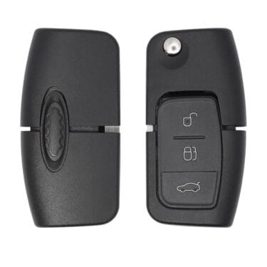 2003-2017 Ford Focus Fiesta Flip Remote Key Shell Case Cover 3 Button HU101 Blade