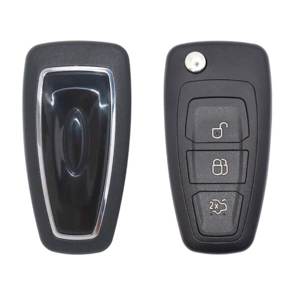 2014-2015 Ford Focus Flip Remote Key Shell Cover Case 3 Button HU101 Blade