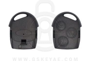 1998-2017 Ford Focus Mondeo Transit Remote Head Key Shell Cover 3 Button Black