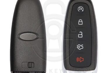 2011-2019 Ford Lincoln Smart Remote Key Shell Cover Case 5 Buttons with H75 Uncut Blade