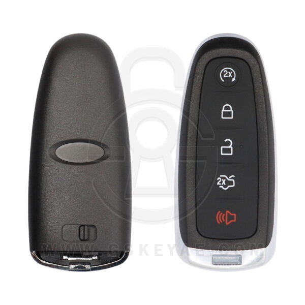 2011-2019 Ford Lincoln Smart Remote Key Shell Cover Case 5 Buttons with H75 Uncut Blade