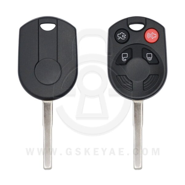 2011-2020 Ford C-Max Focus Escape Remote Head Key Shell 4 Buttons HU101 Blade For OUCD6000022