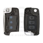 3 Buttons Replacement Flip Remote Key Shell Cover Case BYD56 Blade For Geely Emgrand