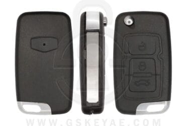 2015-2016 Geely Emgrand Flip Remote Key Shell Cover 3 Buttons with KK12 HU134 Blade