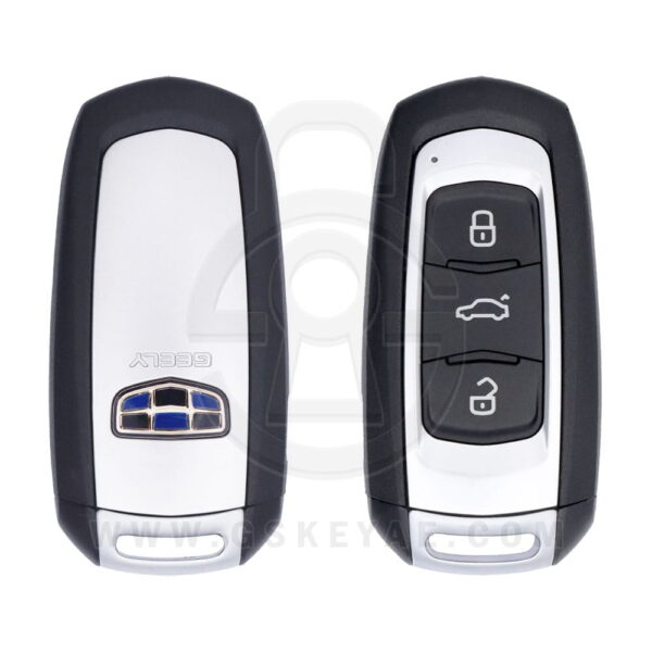 2017-2020 Original GEELY Emgrand Smart Key Remote 3 Buttons 433MHz ID46 Chip Keyless Go