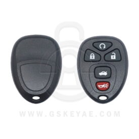 GM GMC Chevrolet Cadillac Keyless Entry Remote Shell Cover Case 5 Button OUC60270 OUC60221