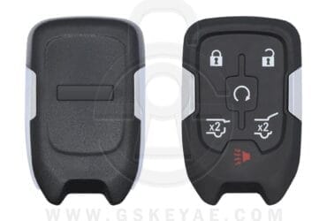2015-2020 GMC Chevrolet Smart Remote Key Shell Cover Case 6 Buttons with HU100 Blade HYQ1AA