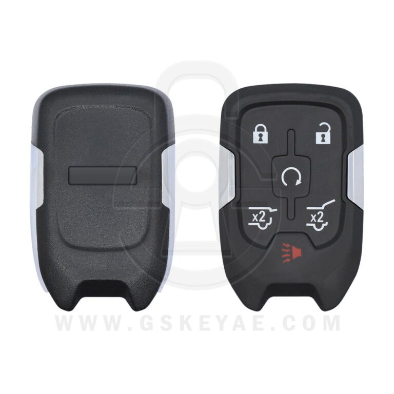 2015-2020 GMC Chevrolet Smart Remote Key Shell Cover Case 6 Buttons with HU100 Blade HYQ1AA