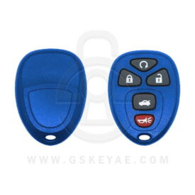GM GMC Chevrolet Cadillac Buick Keyless Entry Remote Replacement Shell Cover Blue 5 Button OUC60270