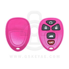 2007-2017 GMC Chevrolet Cadillac Buick Keyless Entry Remote Shell Cover Pink 5 Button OUC60270