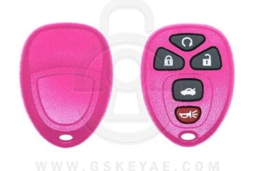 2007-2017 GMC Chevrolet Cadillac Buick Keyless Entry Remote Shell Cover Pink 5 Button OUC60270