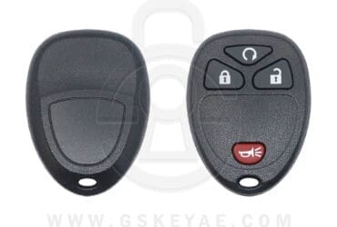 GMC Chevrolet Buick Keyless Entry Remote Shell Cover Case 4 Button w/Start OUC60270 OUC60221