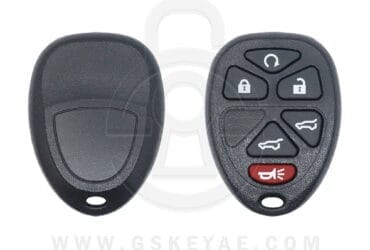 2007-2014 GM GMC Chevrolet Cadillac Keyless Entry Remote shell Cover 6 Button OUC60221