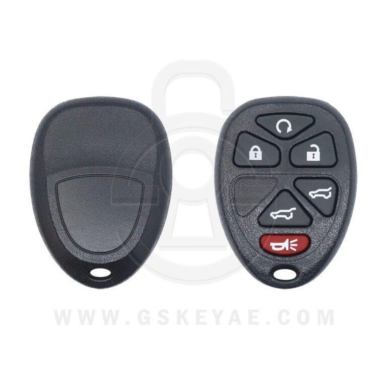 2007-2014 GM GMC Chevrolet Cadillac Keyless Entry Remote shell Cover 6 Button OUC60221