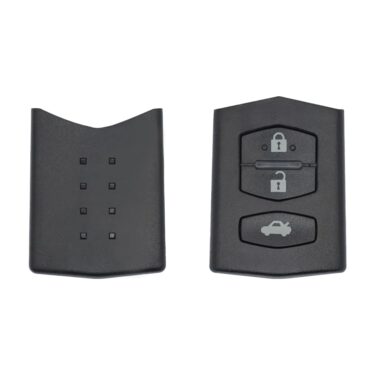 2005-2016 Mazda Flip Remote Key Shell Cover 3-Button With Battery Holder Wide (1)
