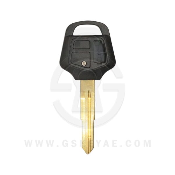 Honda Goldwing Motorcycle Bike HON58R Transponder Key Shell Cover Case Black Color Without Chip (1)