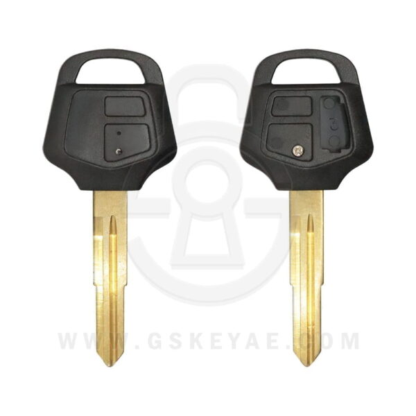 Honda Goldwing Motorcycle Bike HON58R Transponder Key Shell Cover Case Black Color Without Chip