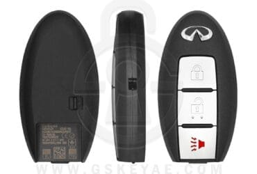 2008-2017 Infiniti FX35 EX35 EX37 Smart Key Remote 3 Button 433MHz 5WK49674 285E3-1BF7A (OEM)
