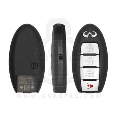 2008-2013 Genuine Infiniti G35 G37 Smart Key Remote 4 Button 433MHz 5WK49671 285E3-JL38A OEM