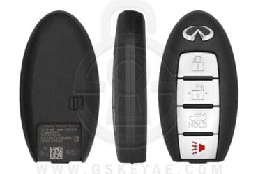 2016-2020 Infiniti Q50 Q60 Smart Key Remote 4 Buttons 433MHz KR5S180144204 285E3-4HB0C OEM