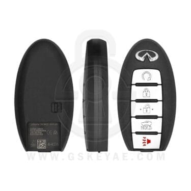 2016 2017 2018 Infiniti Q50 Q60 Smart Key Remote 5 Button 433MHz KR5S180144014 285E3-4HK0A OEM American Key