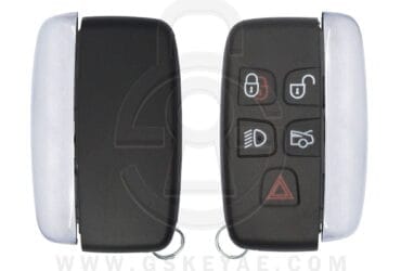 2010-2018 Jaguar Land Rover Smart Remote Key Fob Shell Cover 5 Buttons For KOBJTF10A Aftermarket