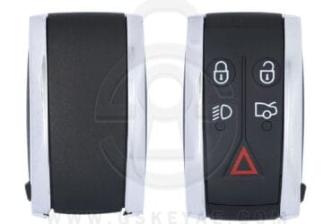 2009-2013 Jaguar XF Smart Remote Key Fob Shell Cover Case 5 Button Aftermarket