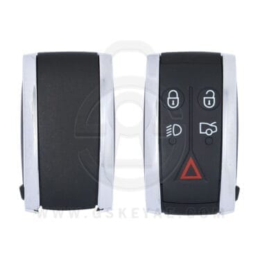 2009-2013 Jaguar XF Smart Remote Key Fob Shell Cover Case 5 Button Aftermarket