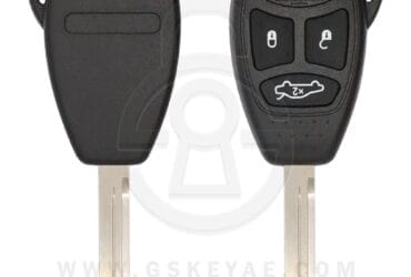 2005-2008 Jeep Chrysler Dodge Remote Head Key Shell 3 Button w/Trunk CY22 Key Blank Blade
