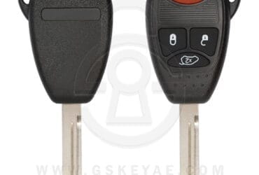2004-2014 Jeep Chrysler Dodge Remote Head Key Shell 4 Button w/Hatch Y157 Y159 CY22 SMALL