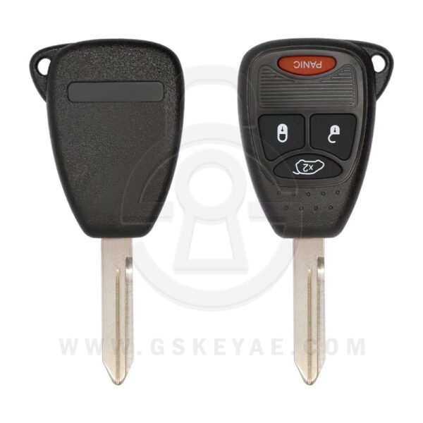 2004-2014 Jeep Chrysler Dodge Remote Head Key Shell 4 Button w/Hatch Y157 Y159 CY22 SMALL