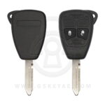2005-2014 Jeep Chrysler Dodge Remote Head Key Shell Cover 2 Buttons CY22 Key Blank Blade