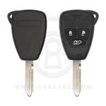 2004-2009 Jeep Chrysler Dodge Remote Head Key Shell Cover 3 Button w/ Hatch CY22 Blade