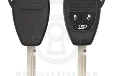 2004-2009 Jeep Chrysler Dodge Remote Head Key Shell Cover 3 Button w/ Hatch CY22 Blade