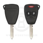 2004-2017 Jeep Chrysler Dodge Remote Head Key Shell 3 Button w/Panic Y159 Y159 CY22 Small